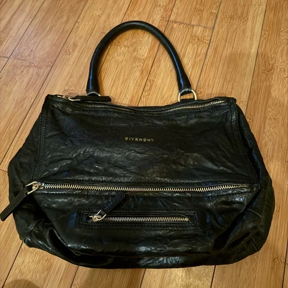 Givenchy Black Leather one handle coolness! (plus additional unused crossbody! - Picture 1 of 5